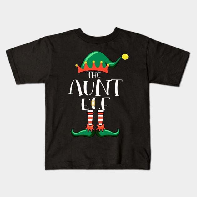 elf family - the Aunt elf family Kids T-Shirt by Bagshaw Gravity